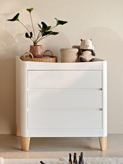 Gaia Baby Serena Dresser - view 2, White/Natural