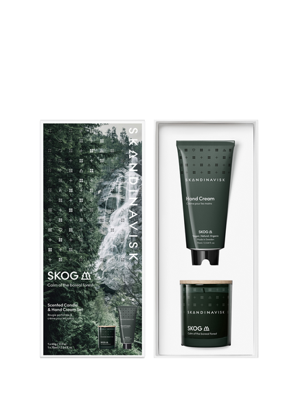 SKANDINAVISK Skog Scented Candle & Hand Cream Gift Set, Multi Multi