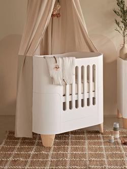 Gaia Baby Serena Mini Cot - view 2, White/Natural