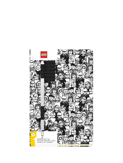 LEGO Icon Mini Figures Notebook & Pen Set, Multi, Multi