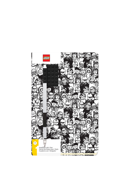 LEGO Icon Mini Figures Notebook & Pen Set, Multi, Multi
