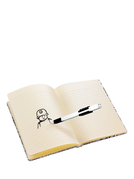 LEGO Icon Mini Figures Notebook & Pen Set, Multi - view 2, Multi