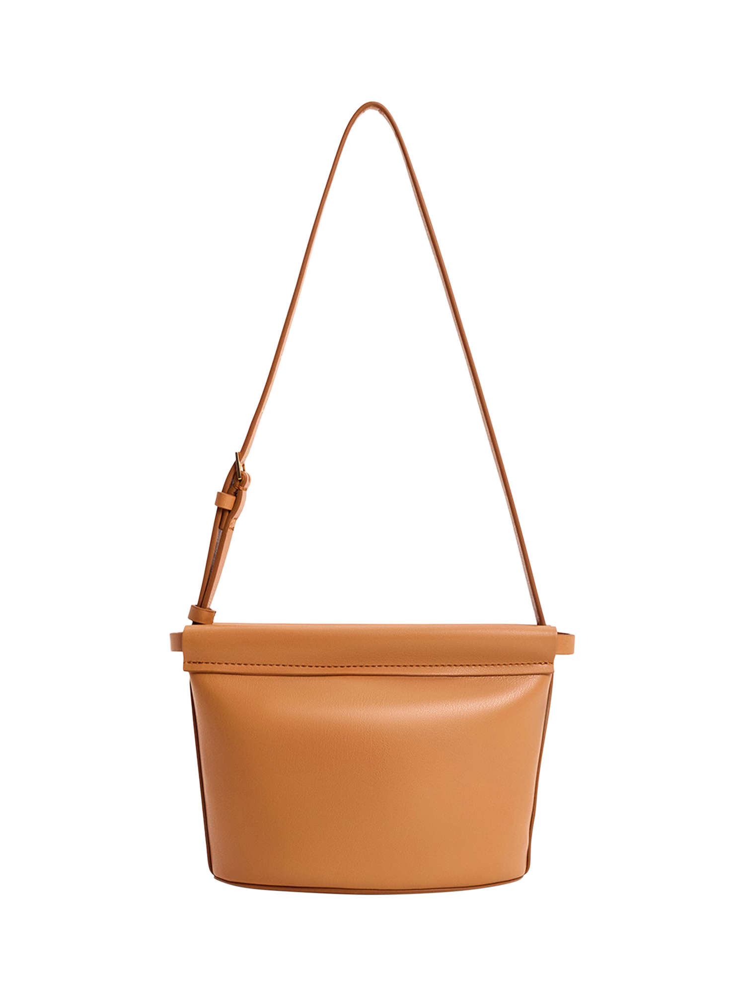 CHARLES KEITH Ellis Bucket Bag Toffee