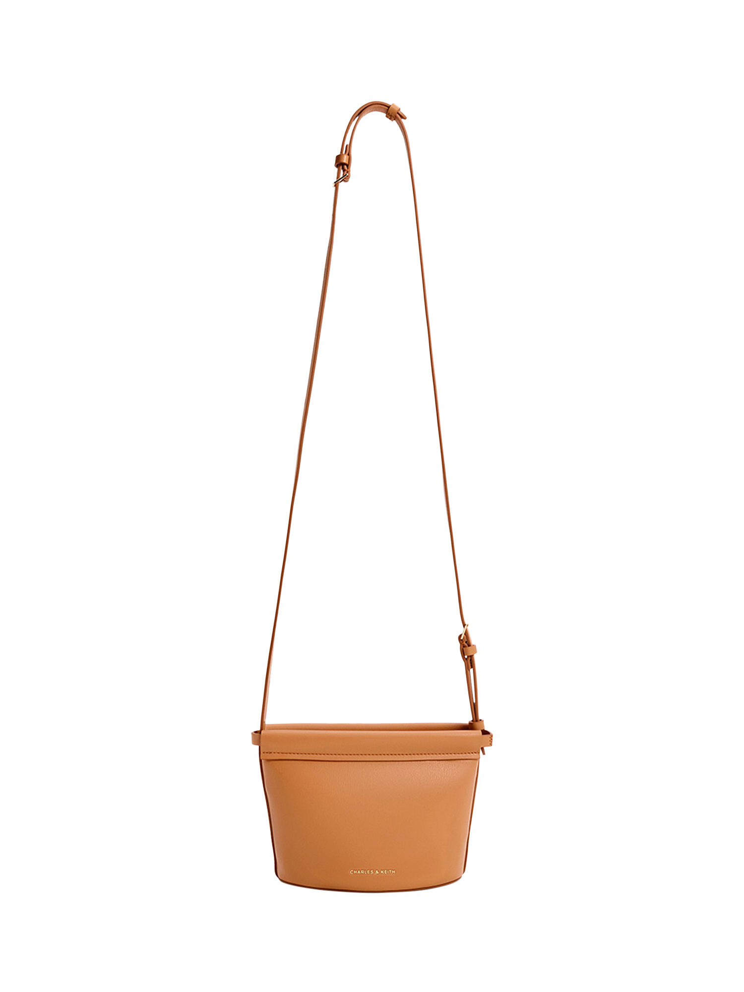 Product image 3 of 5, which shows CHARLES & KEITH Ellis Bucket Bag, Toffee