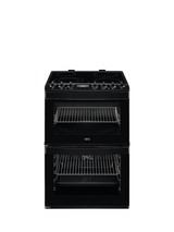 AEG CCB6741ACB Freestanding Ceramic Hob Electric Cooker, Black