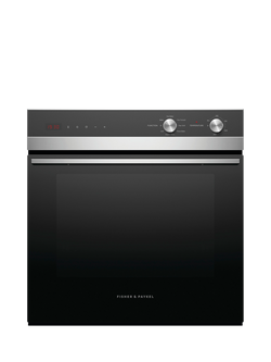 Fisher & Paykel OB60SC7CEX3 Built-In Electric Single Oven, Black, Black
