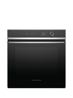 Fisher & Paykel OB60SD16PLX1 Built In Electric Single Oven, Black, Black