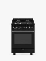 Smeg CX61GMBL Dual Fuel Cooker, Black