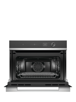 Fisher & Paykel OM60NDLX1 Combi Microwave & Grill, Black - view 2, Black