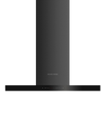 Fisher & Paykel HC90BCBB4 90cm Chimney Cooker Hood, Black