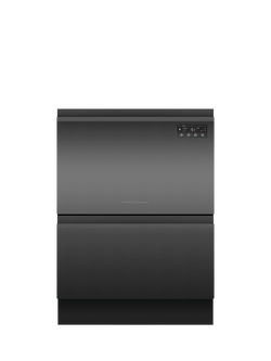 Fisher & Paykel DD60D2HNB9 DishDrawer™ Integrated Dishwasher, Black, Black