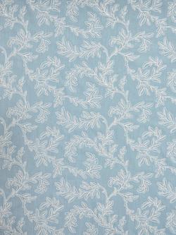John Lewis Acanthus Embroidered Furnishing Fabric, Blue