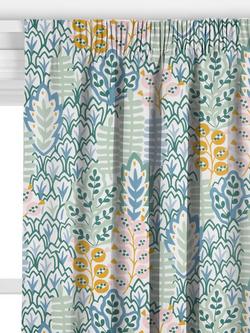 John Lewis Alva Made to Measure Curtains or Roman Blind, Sage - view 2, 