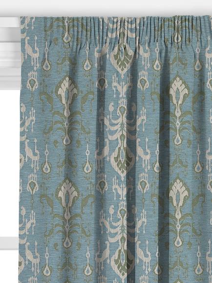 John Lewis Chayon Made to Measure Curtains or Roman Blind, Blue - view 2, 
