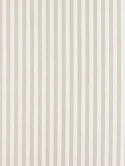 John Lewis Conwy Woven Stripe Made to Measure Curtains or Roman Blind, Putty, 