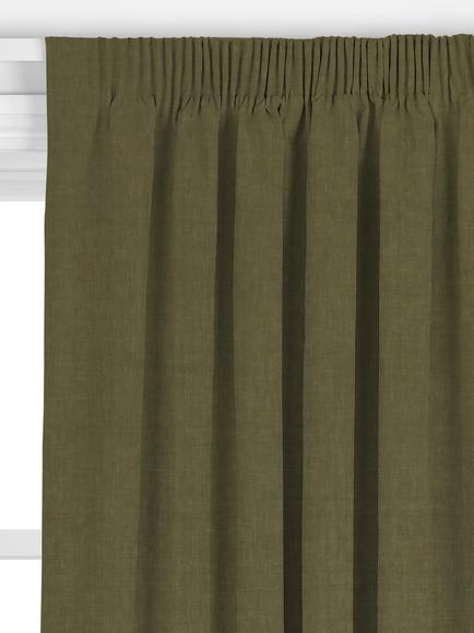 John Lewis Cotton Blend Made to Measure Curtains or Roman Blind, Avocado - view 2, Avocado