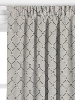 John Lewis Ellewood Knot Made to Measure Curtains or Roman Blind, Avocado - view 2, Avocado