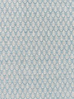 John Lewis Elm Leaf Woven Made to Measure Curtains or Roman Blind, French Blue, French Blue