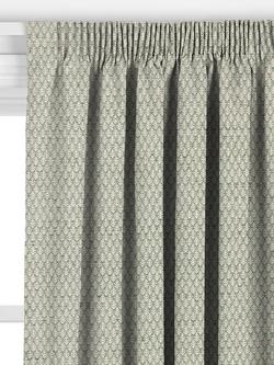 John Lewis Elm Leaf Woven Made to Measure Curtains or Roman Blind, Myrtle Green - view 2, Myrtle Green