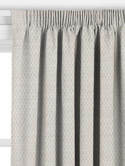 John Lewis Elm Leaf Woven Made to Measure Curtains or Roman Blind, Putty - view 2, Putty