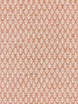 John Lewis Elm Leaf Woven Made to Measure Curtains or Roman Blind, Rust, Rust