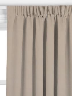 John Lewis Knitted Velvet Made to Measure Curtains or Roman Blind, Natural - view 2, Natural