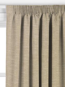 John Lewis Tonal Woven Made to Measure Curtains or Roman Blind, Avocado - view 2, Avocado