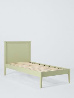 John Lewis Wave Single Bed Frame, Green