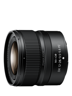 Nikon Z NIKKOR DX 12-28mm f3.5-5.6 Ultra-Wide Angle Power Zoom Lens, Black