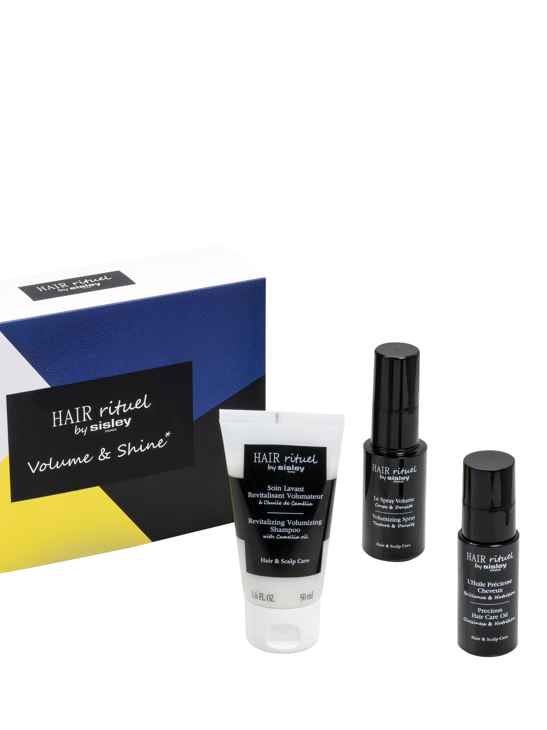Product image 1 of 4, which shows Sisley-Paris Volume & Shine Discovery Haircare Gift Set