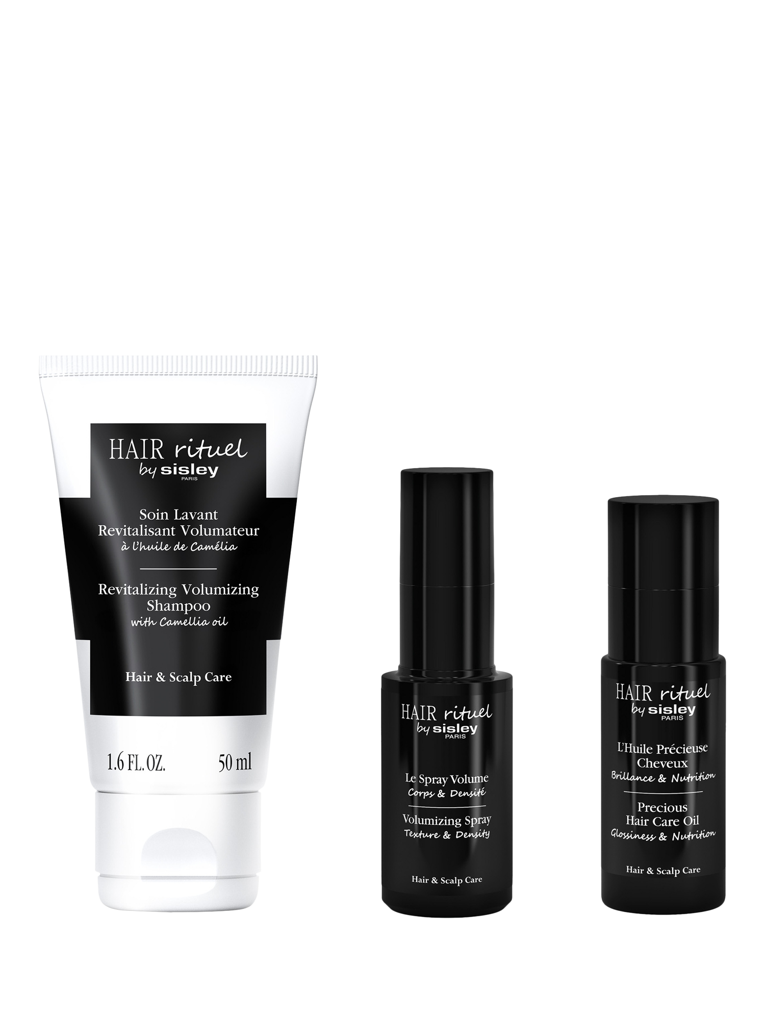 Product image 2 of 4, which shows Sisley-Paris Volume & Shine Discovery Haircare Gift Set