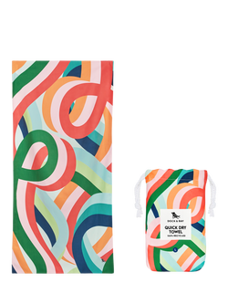 Dock & Bay Quick Dry Beach Towel, Fruit Loops, Multi