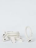 ANYDAY 16/19mm Spare Rings with Clips Pack of 10,, White