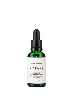 Votary Sensitive Resurfacing Peel 10% Lactic Acid and Super Seeds, 30ml, 