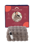 Dreamland Hygge Days Luxury Faux Fur Electric Throw, Mocha