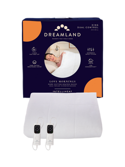 Dreamland Love Mornings King Heated Duvet, White, White