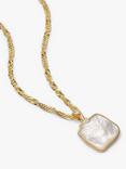 Daisy London Mother of Pearl Necklace, Gold