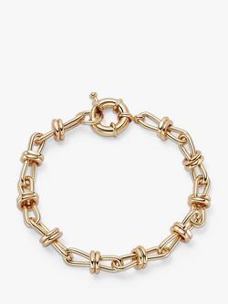 Daisy London Daisy x Polly Newman Knot Chain Bracelet, Gold, Gold