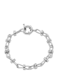 Daisy London Knot Chain Bracelet, Silver