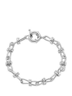 Daisy London Knot Chain Bracelet, Silver, Silver