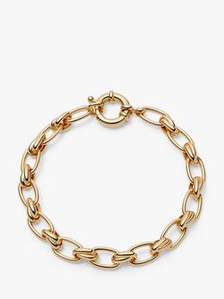 Daisy London Daisy x Polly Newman Vintage-Style Link Chain Bracelet, Gold, Gold