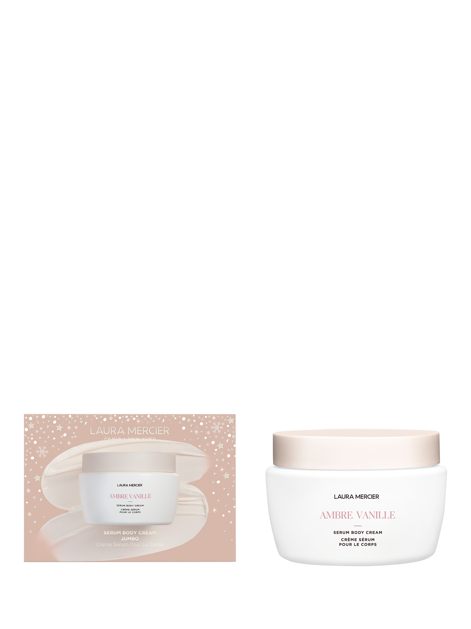 Laura Mercier Limited Edition Serum Body Cream Jumbo, Ambre Vanille, 400ml