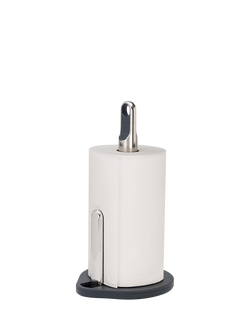 Joseph Joseph Countertop Kitchen Roll Holder, Brushed Steel - view 2, Brushed Steel