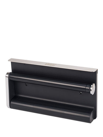 Joseph Joseph Under Shelf Kitchen Roll Holder, Brushed Steel - view 2, Brushed Steel
