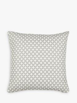 John Lewis Weave Cushion, Grey