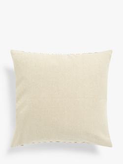 John Lewis Weave Cushion - view 2, Ochre