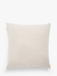 John Lewis Luce Textured Cushion, Brick Red