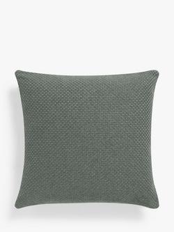 John Lewis Luce Textured Cushion, Grey