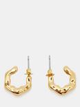 HUSH Wave Huggie Demi Hoop Earrings