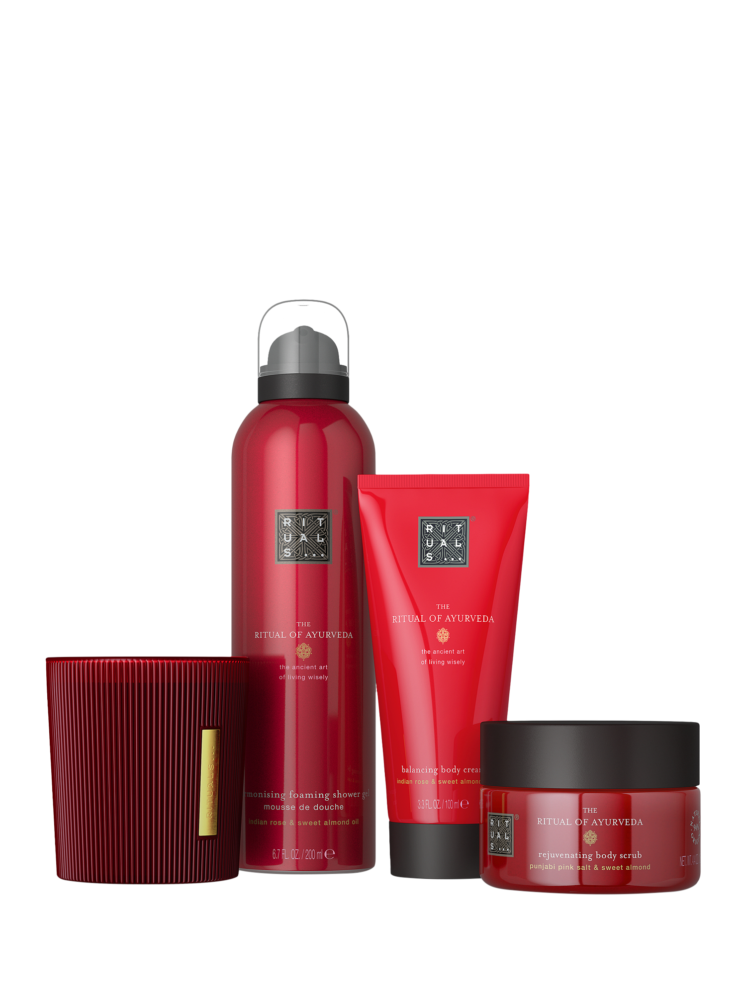 Product image 2 of 5, which shows Rituals The Ritual of Ayurveda Medium Bodycare Gift Set